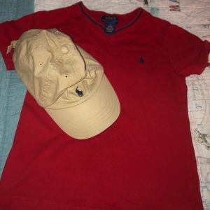 Polo V neck with hat
